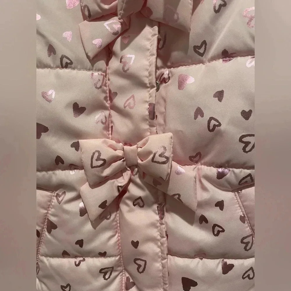 Gymboree Girls' Toddler Heart Print Jacket - Picture 7 of 7
